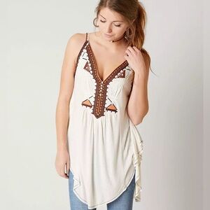 Free People Around The World Embroidered Tunic